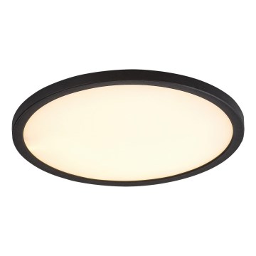 Rabalux - LED Οροφιαίο φωτιστικό LED/24W/230V 3000/4000/6000K διάμ. 29 εκ. μαύρο