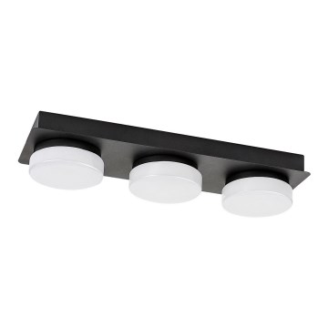 Rabalux - LED Οροφωτιστικό Μπάνιου 3xLED/6W/230V IP44 μαύρο