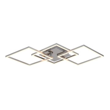 Rabalux - LED Πλαφονιέρα οροφής LED/43W/230V γυαλιστερό χρώμιο 37x76,5 cm