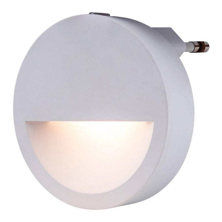 Rabalux - LED Φωτάκι νυκτός με αισθητήρα σούρουπου LED/0,5W/230V 3000K διάμετρος 65 mm