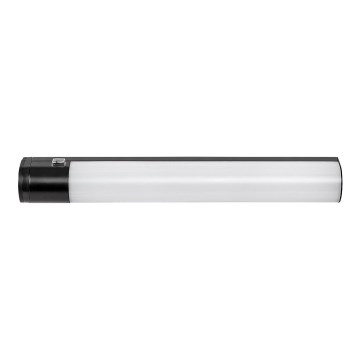 Rabalux - LED φωτιστικό κάτω ντουλάπι με πρίζα LED/20W/230V 4000K IP44 μαύρο 87 εκ.