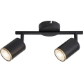 Rabalux - Σποτ φωτιστικό 2xGU10/15W/230V μαύρο