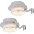 Rabalux -ΣΕΤ 2x LED ηλιακό επιτοίχιο φωτιστικό LED/0,06W/1,2V 300 mAh IP44