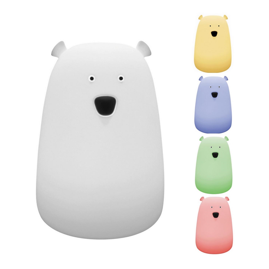 Rabalux - Παιδικό φωτιστικό LED RGB LED/0,4W/5V 1200 mAh αρκουδάκι