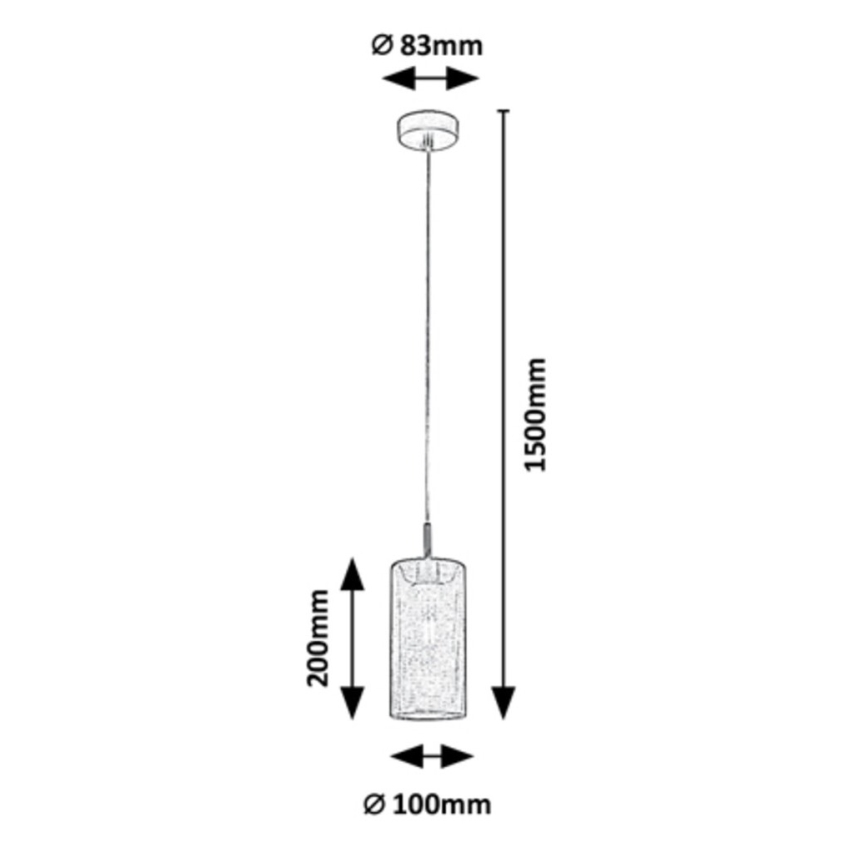 Rabalux - Πολύφωτο κρεμαστό 1xE14/25W/230V