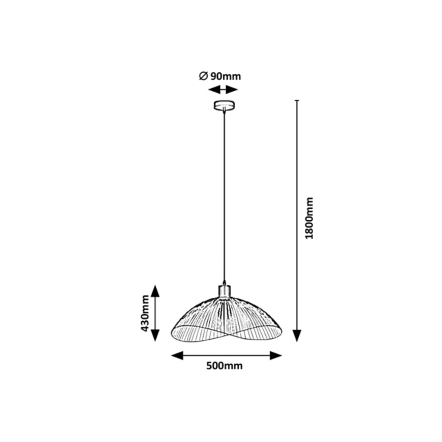 Rabalux - Πολύφωτο κρεμαστό 1xE27/60W/230V