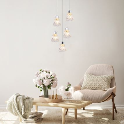 Rabalux - Πολύφωτο κρεμαστό 5xE14/40W/230V