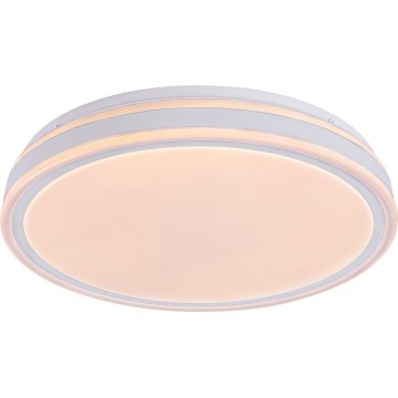 Rabalux - Ρυθμιζόμενο LED φωτιστικό οροφής LED/23W/230V 3000-6500K Ø 38,5 cm, λευκό + τηλεχειριστήριο
