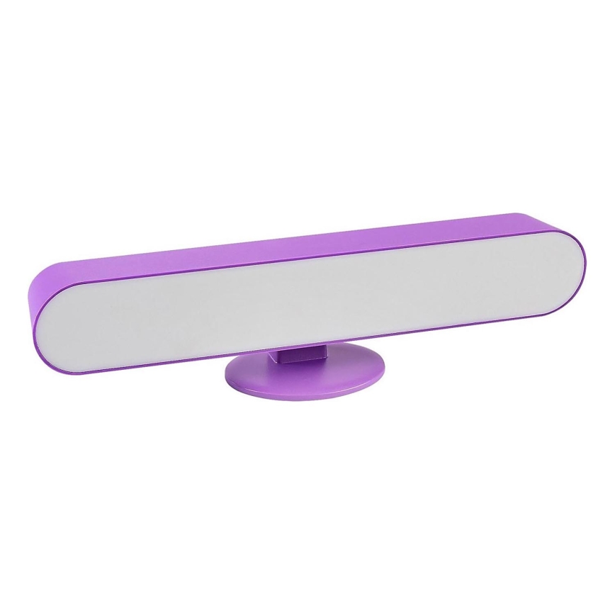 Rabalux - Ρυθμιζόμενο επιτραπέζιο φωτιστικό LED RGB LED/3W/5V μωβ + τηλεχειριστήριο