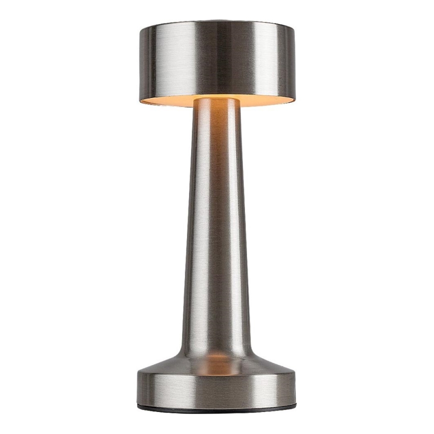 Rabalux - Επαναφορτιζόμενος επιτραπέζιος φωτιστικό LED αφής LED/2,7W/5V 1200mAh 3000/4000/6000K ματ χρώμιο