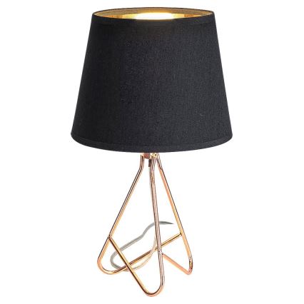 Rabalux - Επιτραπέζιο φωτιστικό 1xE14/40W/230V μαύρο/χρυσό