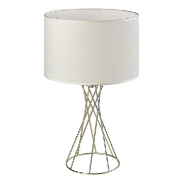 Rabalux - Επιτραπέζιο φωτιστικό 1xE27/40W/230V χρυσό/λευκό