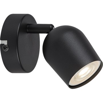 Rabalux - Επιτοίχιο φωτιστικό σποτ 1xGU10/15W/230V μαύρο