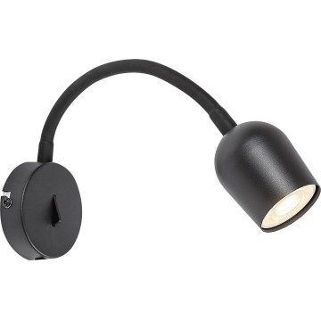 Rabalux - Επιτοίχιο φωτιστικό σποτ 1xGU10/15W/230V μαύρο