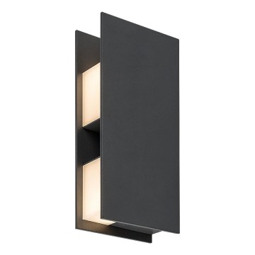 Rabalux - Επιτοίχιο φωτιστικό εξωτερικού χώρου LED/13W/230V IP65 ανθρακί