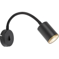 Rabalux - Επιτοίχιο σποτ 1xGU10/15W/230V μαύρο
