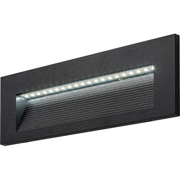 Rabalux - Εξωτερικό επιτοίχιο φωτιστικό LED/6W/230V IP65 μαύρο