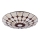 Rabalux - Γυάλινο φωτιστικό οροφής Tiffany 2xE27/60W/230V δ. 40 cm