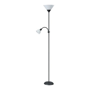 Rabalux - επιδαπέδιο φωτιστικό 1xE27/100W+E14/25W μαύρο/λευκό