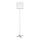 Rabalux - Επιδαπέδιο φωτιστικό 1xE27/40W/230V λευκό/ασημί