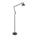 Rabalux - Επιδαπέδιο φωτιστικό 1xE27/40W/230V μαύρο/γυαλιστερό χρώμιο