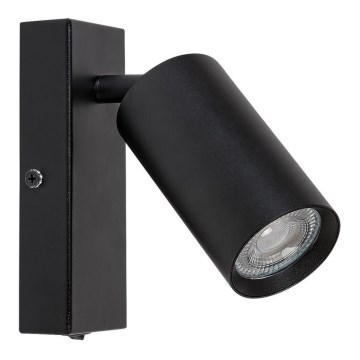 Rabalux - Επιτοίχιο φωτιστικό spot 1xGU10/25W/230V μαύρο