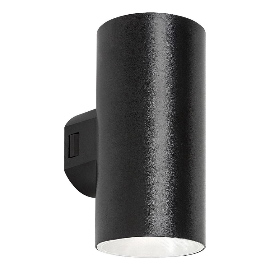 Rabalux - Επιτοίχιο φωτιστικό εξωτερικού χώρου LED LED/18W/230V 2700/4000/6500K IP65 μαύρο