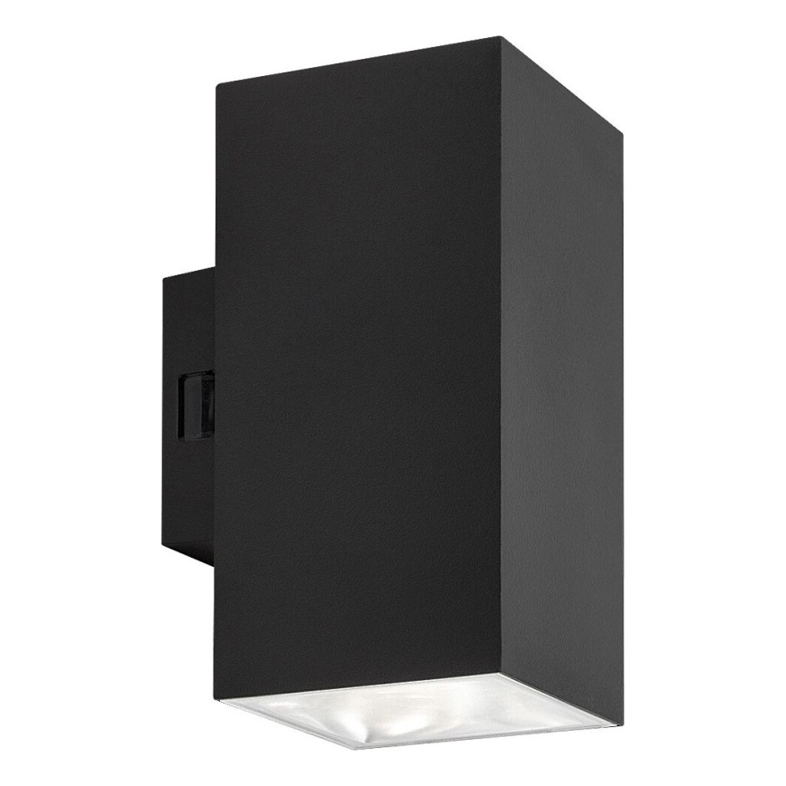 Rabalux - Επιτοίχιο φωτιστικό εξωτερικού χώρου LED LED/18W/230V 2700/4000/6500K IP65 μαύρο