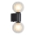 Rabalux - Επιτοίχιο φωτιστικό μπάνιου 2xG9/3,5W/230V IP44 μαύρο