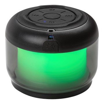 Rabalux - Επιτραπέζιο φωτιστικό RGB με ηχείο RGB/3W/3,7V 500mAh