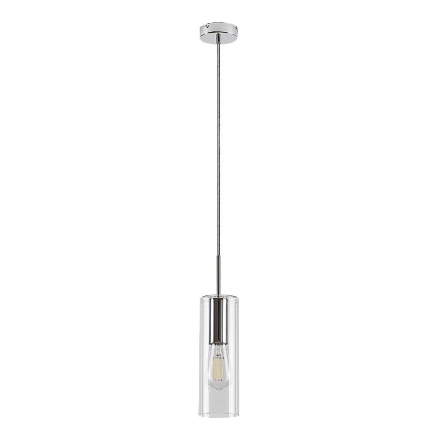 Rabalux - Κρεμαστό φωτιστικό οροφής 1xE27/40W/230V διαφανή/γυαλιστερό χρώμιο