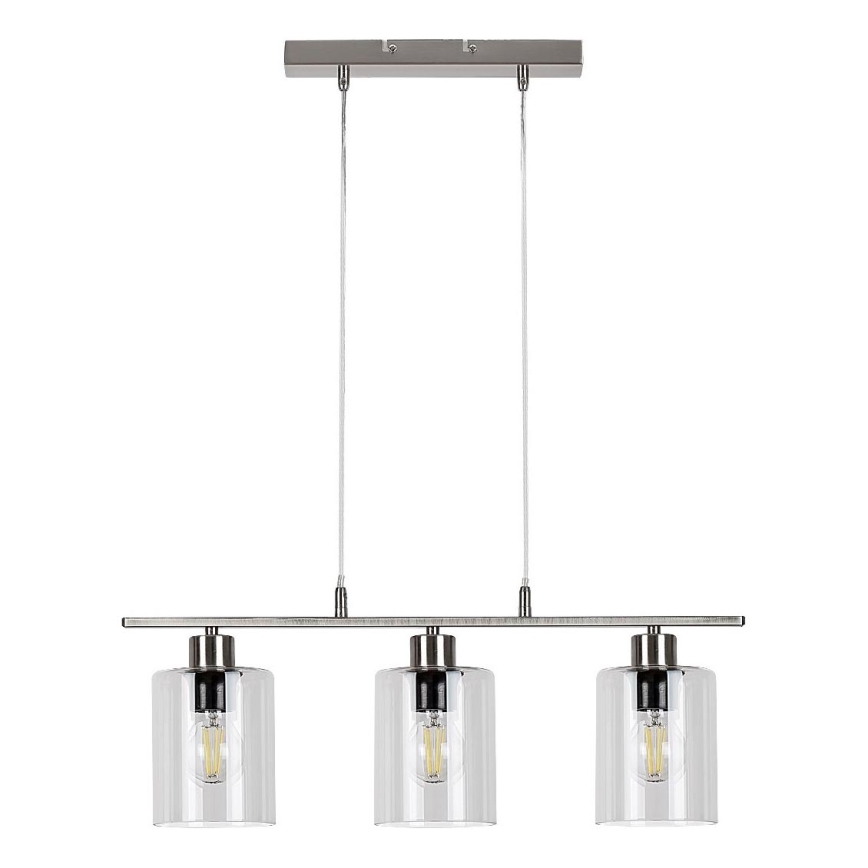 Rabalux - Κρεμαστό φωτιστικό οροφής 3xE27/40W/230V