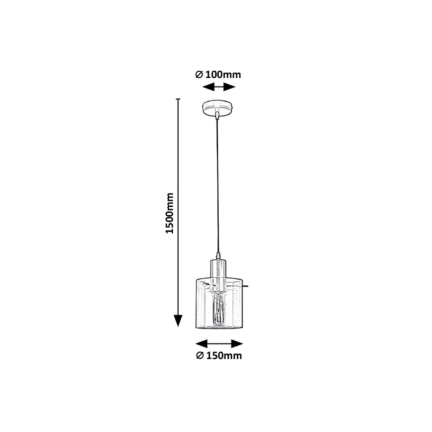 Rabalux - Πολύφωτο κρεμαστό 1xE27/40W/230V