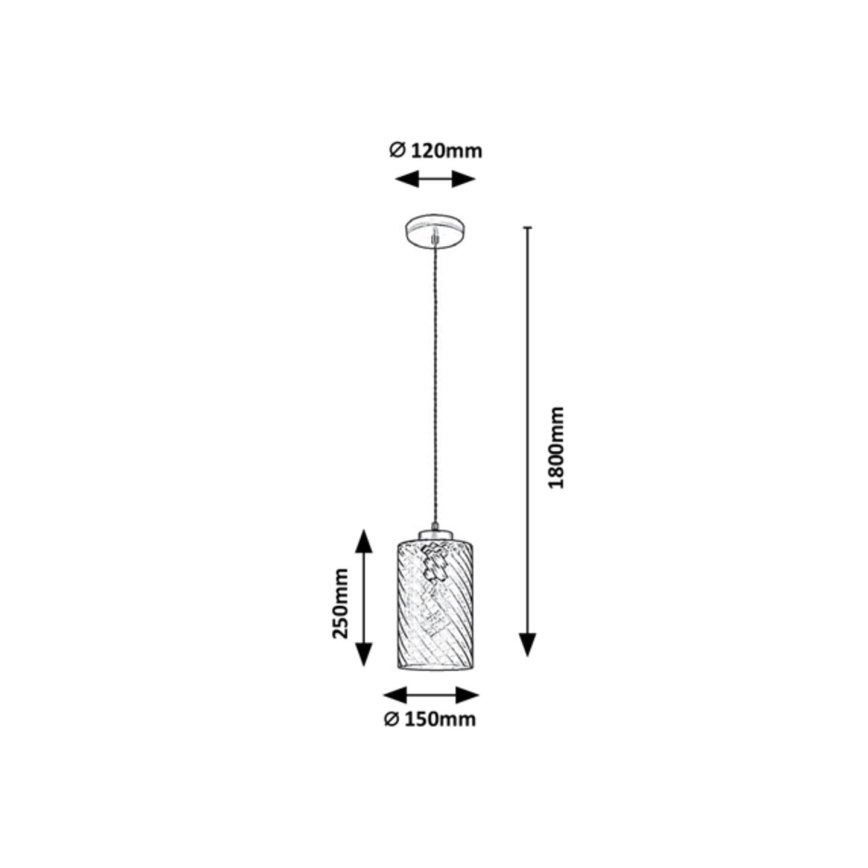 Rabalux - Πολύφωτο κρεμαστό 1xE27/40W/230V