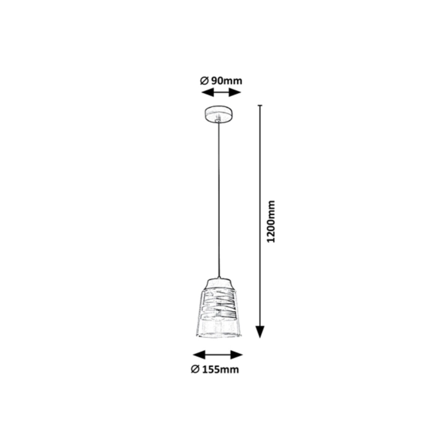 Rabalux - Πολύφωτο κρεμαστό 1xE27/60W/230V