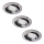Rabalux - ΣΕΤ 3xLED Χωνευτό φωτιστικό 3xGU10/3W/230V IP40