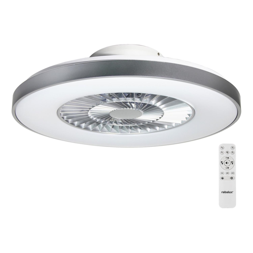 Rabalux - Φωτιστικό οροφής LED Dimmable με ανεμιστήρα LED/40W/230V 3000-6500K + τηλεχειριστήριο