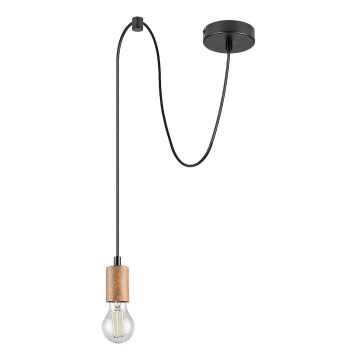 Rabalux - Φωτιστικό οροφής με καλώδιο 1xE27/60W/230V οξιά