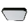 Rabalux - Φωτιστικό οροφής μπάνιου dimming LED LED/36W/230V 3000-6000K IP44 42x42 cm μαύρο + τηλεχειριστήριο