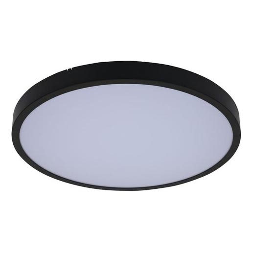 Rabalux - Φωτιστικό οροφής μπάνιου dimming LED LED/36W/230V 3000-6000K IP44 διάμετρος 42 cm μαύρο + τηλεχειριστήριο