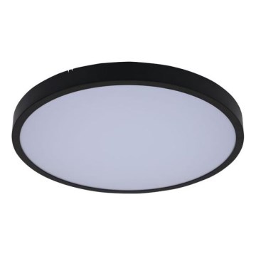 Rabalux - Φωτιστικό οροφής μπάνιου LED LED/12W/230V 3000/4000/6000K IP44 διάμετρος 25,5 cm μαύρο