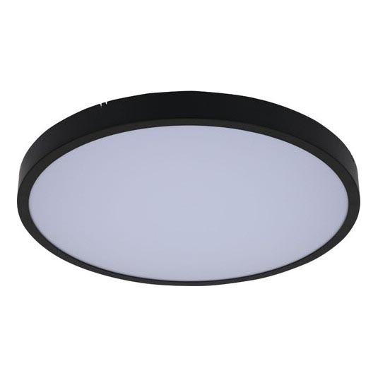 Rabalux - Φωτιστικό οροφής μπάνιου LED LED/18W/230V 3000/4000/6000K IP44 διάμετρος 30,5 cm μαύρο
