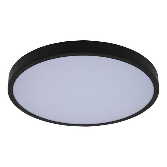 Rabalux - Φωτιστικό οροφής μπάνιου LED LED/24W/230V 3000/4000/6000K IP44 διάμετρος 35,5 cm μαύρο
