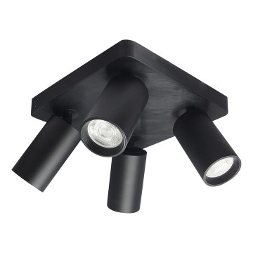 Rabalux - Φωτιστικό σποτ 4xGU10/7W/230V μαύρο