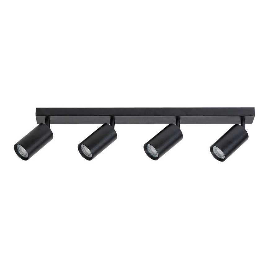 Rabalux - Φωτιστικό σποτ οροφής 4xGU10/25W/230V μαύρο