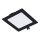 Rabalux - Χωνευτό Φωτιστικό LED LED/6W/230V 12x12 cm μαύρο