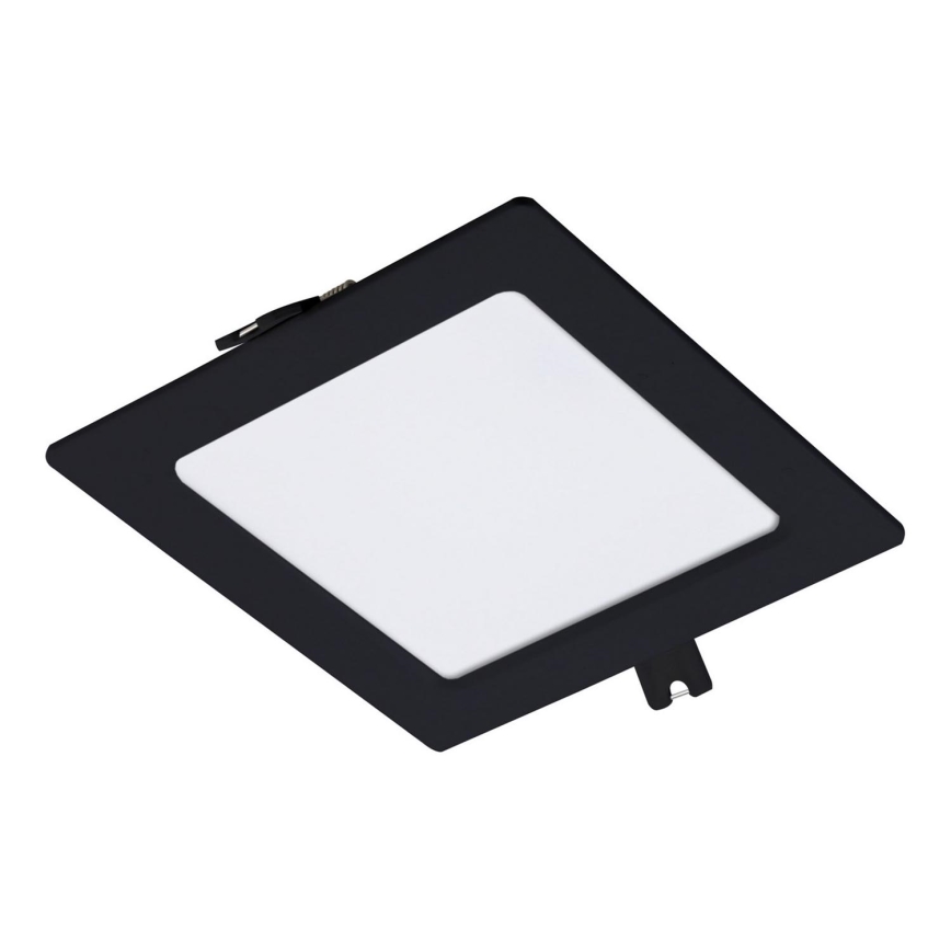Rabalux - Χωνευτό Φωτιστικό LED LED/6W/230V 12x12 cm μαύρο