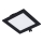 Rabalux - Χωνευτό Φωτιστικό LED LED/6W/230V 12x12 cm μαύρο