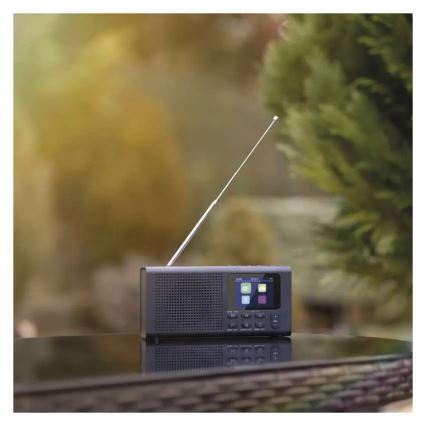 Radio DAB DAB+ FM 3W/5V/4xAA μαύρο