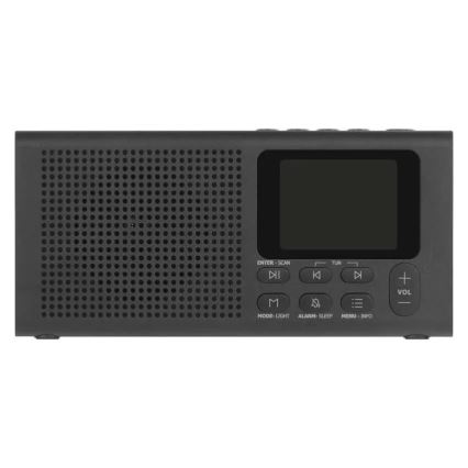 Radio DAB DAB+ FM 3W/5V/4xAA μαύρο